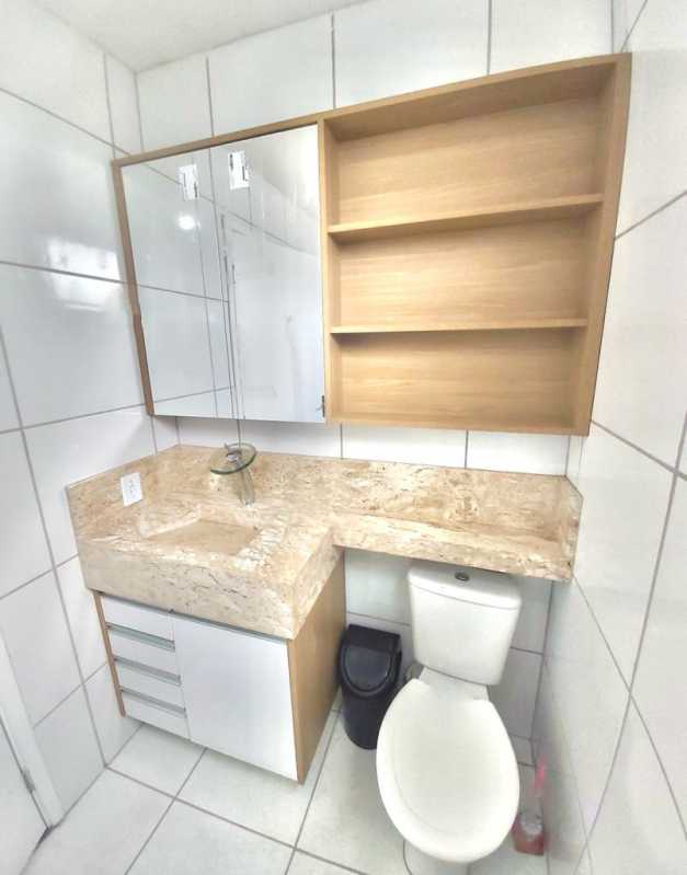 Banheiro de Apartamento Pequeno Planejado Orçamento Jardim Paulista - Lavanderia Planejada