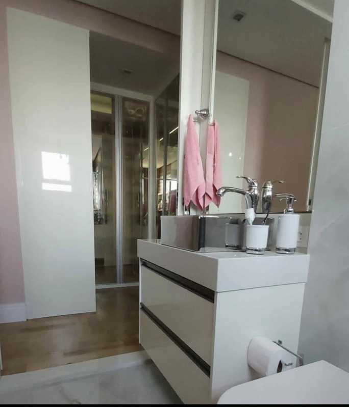 Banheiro Planejado Apartamento Pequeno Orçamento Chácara Inglesa - Banheiro Planejado Pequeno