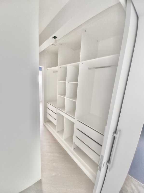 Closet Pequeno Planejado para Casal Ipiranga - Closet Planejado para Apartamento