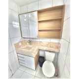 banheiro de apartamento planejado orçamento Vila Dila